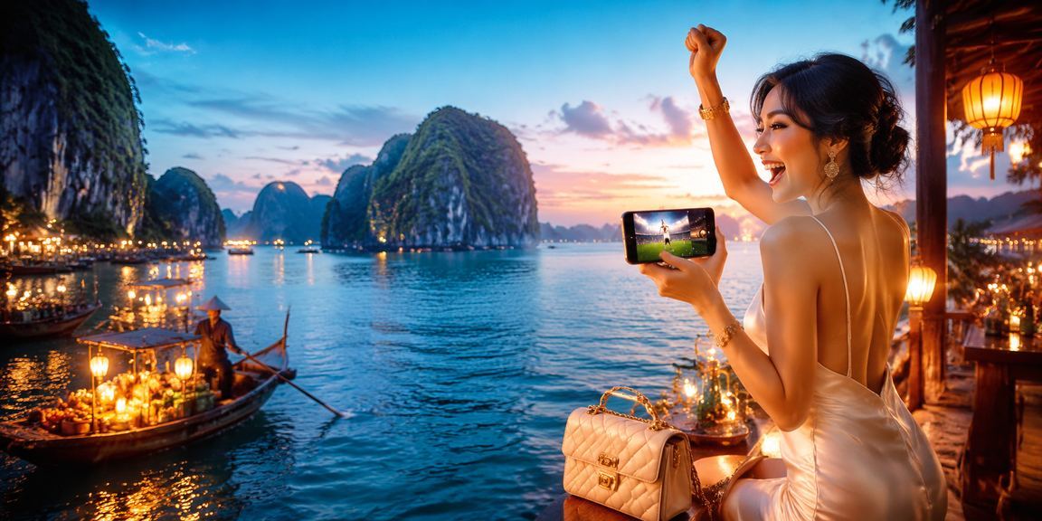 Khung cảnh giải trí tại Hạ Long Bay với không gian casino